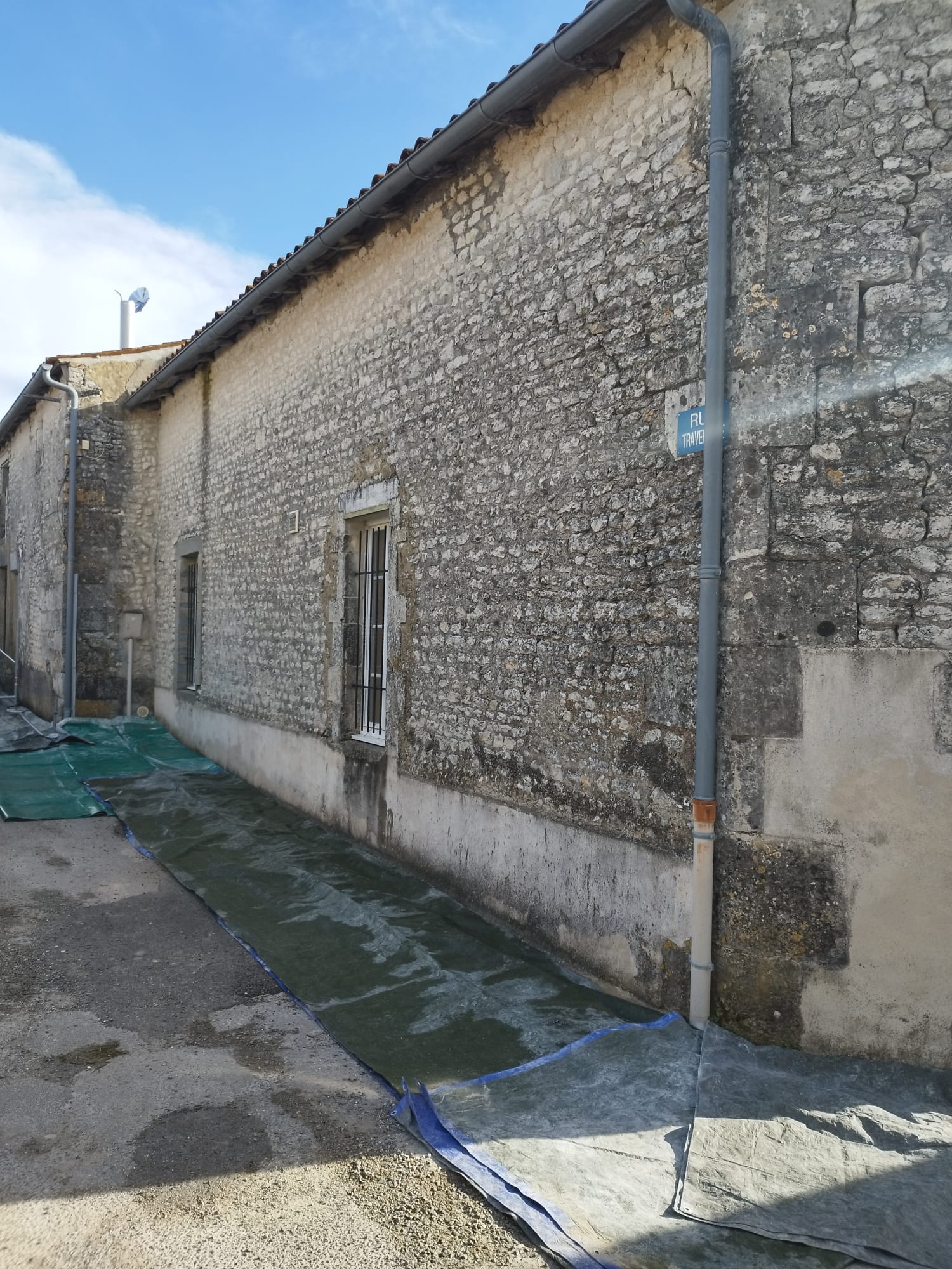 Restauration mur en pierre